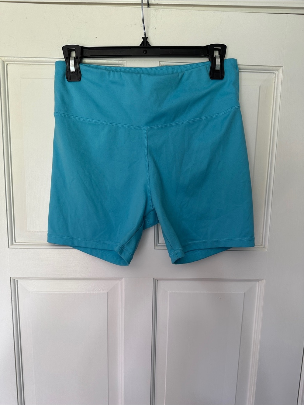 Jockey Women's Turquoise High-Rise Bike Shorts Size M
